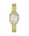 Kate Spade New York Gracie Square Bracelet Watch, 25mm In Silver/gold