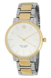 Kate Spade New York Gramercy Two-tone Bracelet Watch, 38mm In No Color