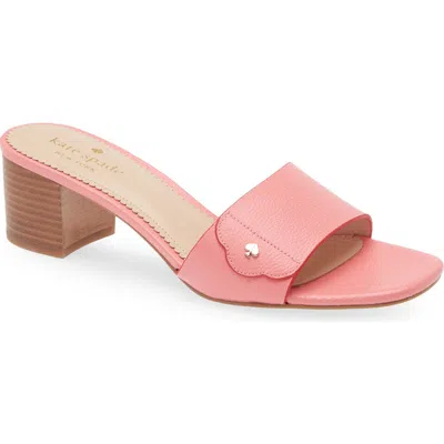 Kate Spade New York Groove Slide Sandal In Peach Nectar