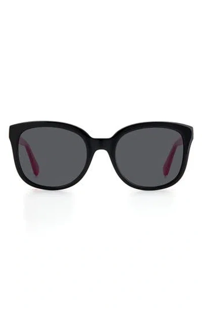 Kate Spade New York Gweniths 53mm Gradient Square Sunglasses In Black