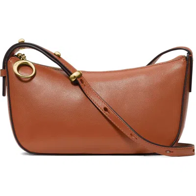 Kate Spade New York Halo Fine Grain Leather Crossbody Bag In Brown