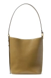 Kate Spade New York Halo Glazed Leather Bucket Bag In Green