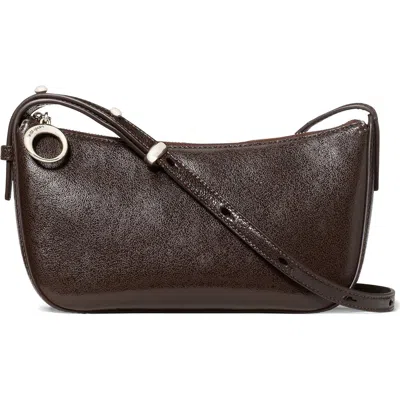 Kate Spade New York Halo Glazed Leather Crossbody Bag In Brown