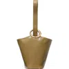Kate Spade New York Halo Glazed Leather Mini Bucket Bag In Green