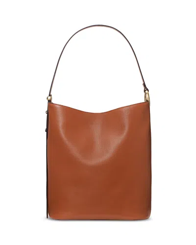 Kate Spade New York Halo Large Leather Bucket Bag In Brown