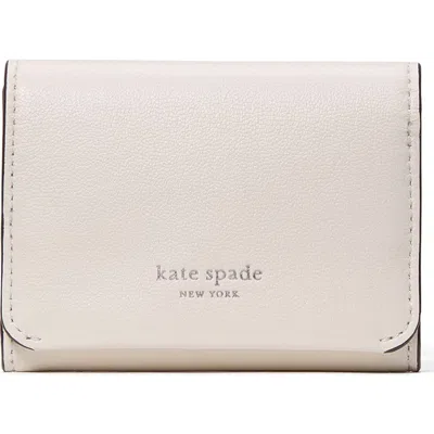 Kate Spade New York Halo Leather Card Case In White