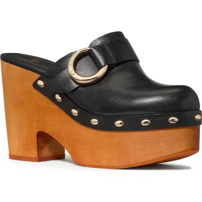 Kate Spade New York Halo Platform Clog In Black
