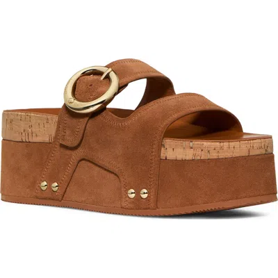 Kate Spade New York Halo Platform Sandal In Brown