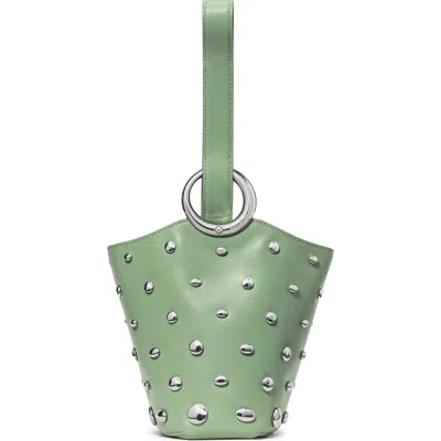 Kate Spade New York Halo Stud Fine Grain Leather Crossbody Bag In Green