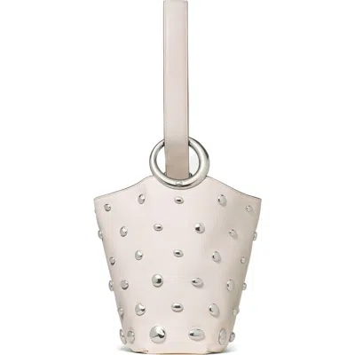 Kate Spade New York Halo Stud Fine Grain Leather Crossbody Bag In White