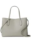 Kate Spade New York Harper Leather Satchel In Gray