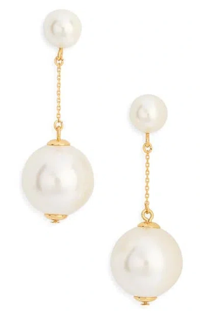 Kate Spade New York Have A Ball Faux Pearl Linear Drop Earrings In Multi