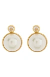 Kate Spade New York Have A Ball Stud Earrings In White/gold Multi