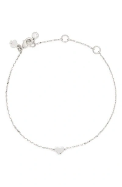 Kate Spade New York Heart Bracelet In Gray