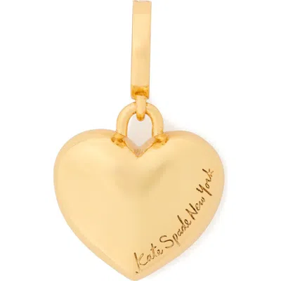Kate Spade New York Heart Charm In Gold