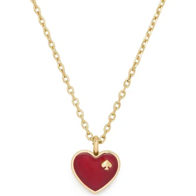 Kate Spade New York Heart Pendant Necklace In Multi