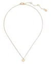 Kate Spade Women's Initial Here Gold-plated Pendant Necklace In Gold