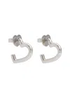 Kate Spade New York Heart You Hoop Earrings In Silver