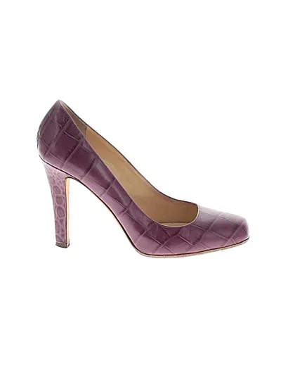 Pre-owned Kate Spade New York Heels In Purple