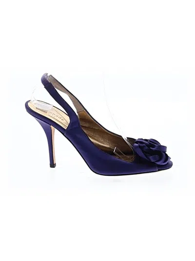 Pre-owned Kate Spade New York Heels In Purple