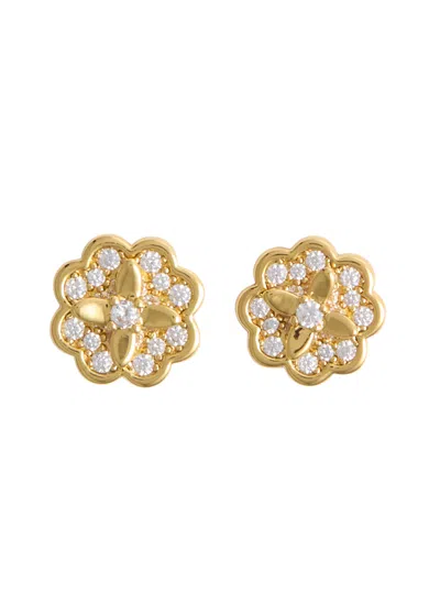 Kate Spade New York Heritage Bloom Gold-plated Stud Earrings