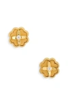 Kate Spade New York Heritage Bloom Mini Stud Earrings In Gold
