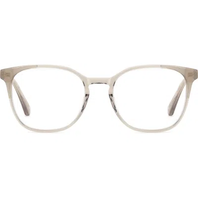 Kate Spade New York Hermione 52mm Square Optical Glasses In Neutral