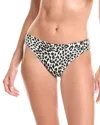 Kate Spade New York High-cut Bikini Bottom In Black