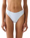 Kate Spade New York High Cut Bikini Bottom In Blue