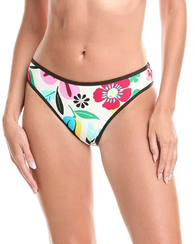 Kate Spade New York High-cut Bikini Bottom In White