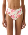 Kate Spade New York High Leg Bikini Bottom In Pink