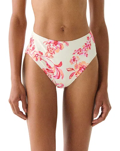 Kate Spade New York High Leg Bikini Bottom In Pink