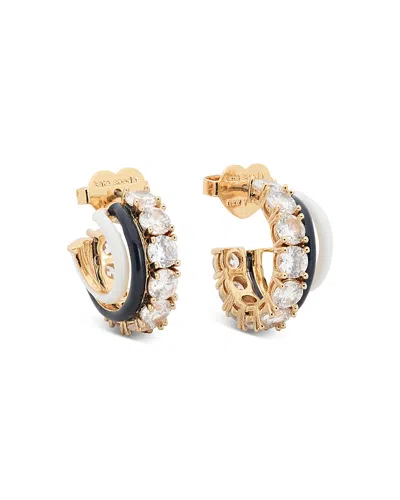 Kate Spade New York Hint Of Shimmer Stacked Huggies Earrings In Gold