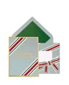 Kate Spade New York Holiday Card Set In Luna Stripe