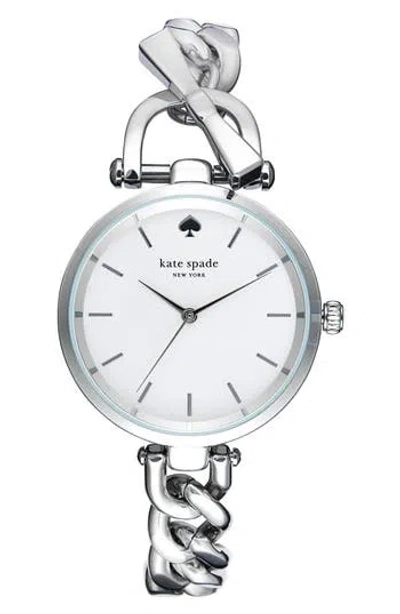 Kate Spade New York Holland Chain Bracelet Watch, 34mm In Stainless