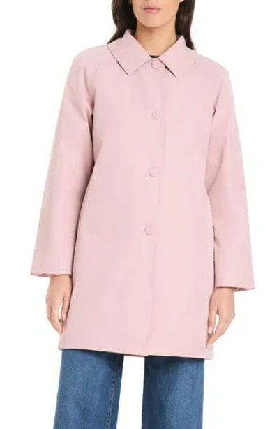 Kate Spade New York Hooded A-line Trench Coat In Pink