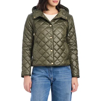 KATE SPADE KATE SPADE NEW YORK HOODED QUILTED PACKABLE JACKET