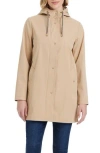 Kate Spade New York Hooded Rain Jacket In Spring Khaki