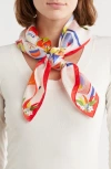Kate Spade New York Hot Sauce Square Silk Scarf