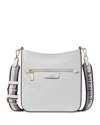 Kate Spade New York Hudson Color Blocked Pebble Leather Messenger Crossbody In Stone Path