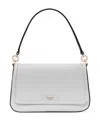 Kate Spade New York Hudson Color Blocked Pebbled Leather Flap Shoulder Bag In Stone Path