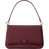 Kate Spade New York Hudson Colorblock Pebbled Leather Satchel In Cherry Juice Multi