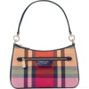 KATE SPADE KATE SPADE NEW YORK HUDSON GRAND PLAID SHOULDER BAG