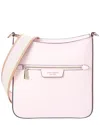 Kate Spade New York Hudson Large Leather Messenger Crossbody In Pink