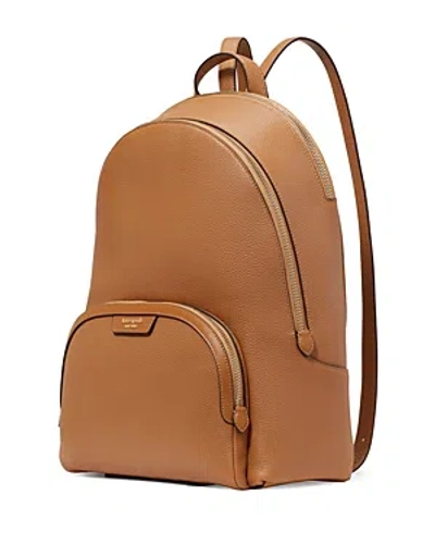 Kate Spade New York Hudson Large Pebbled Leather Backpack In Brown