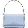 Kate Spade New York Hudson Pebble Leather Shoulder Bag In Blue