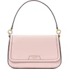 Kate Spade New York Hudson Pebble Leather Shoulder Bag In Pastry Pink