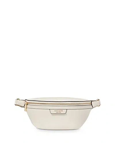 Kate Spade Hudson Pebbled Leather Belt Bag In Parchment