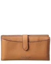 Kate Spade New York Hudson Pebbled Leather Bifold Wallet In Gold