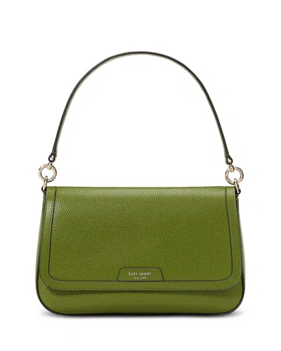 Kate Spade New York Hudson Pebbled Leather Flap Shoulder Bag